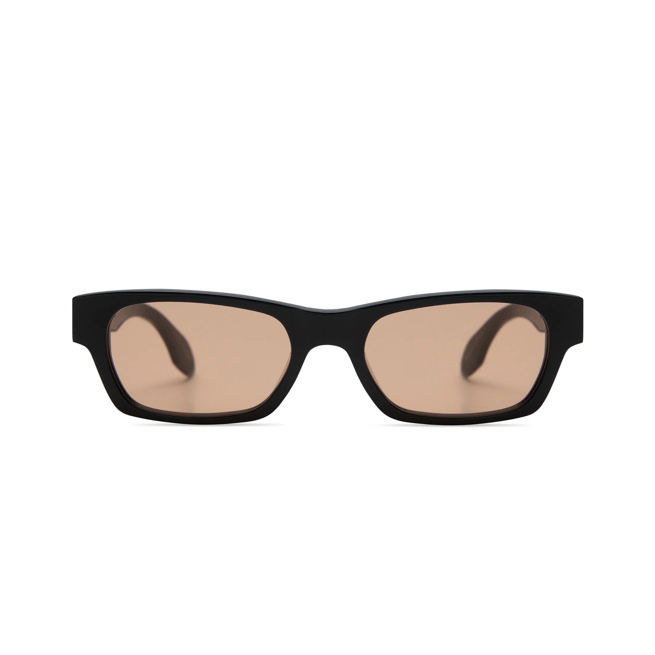 Alix in Gloss Black Amber Lens