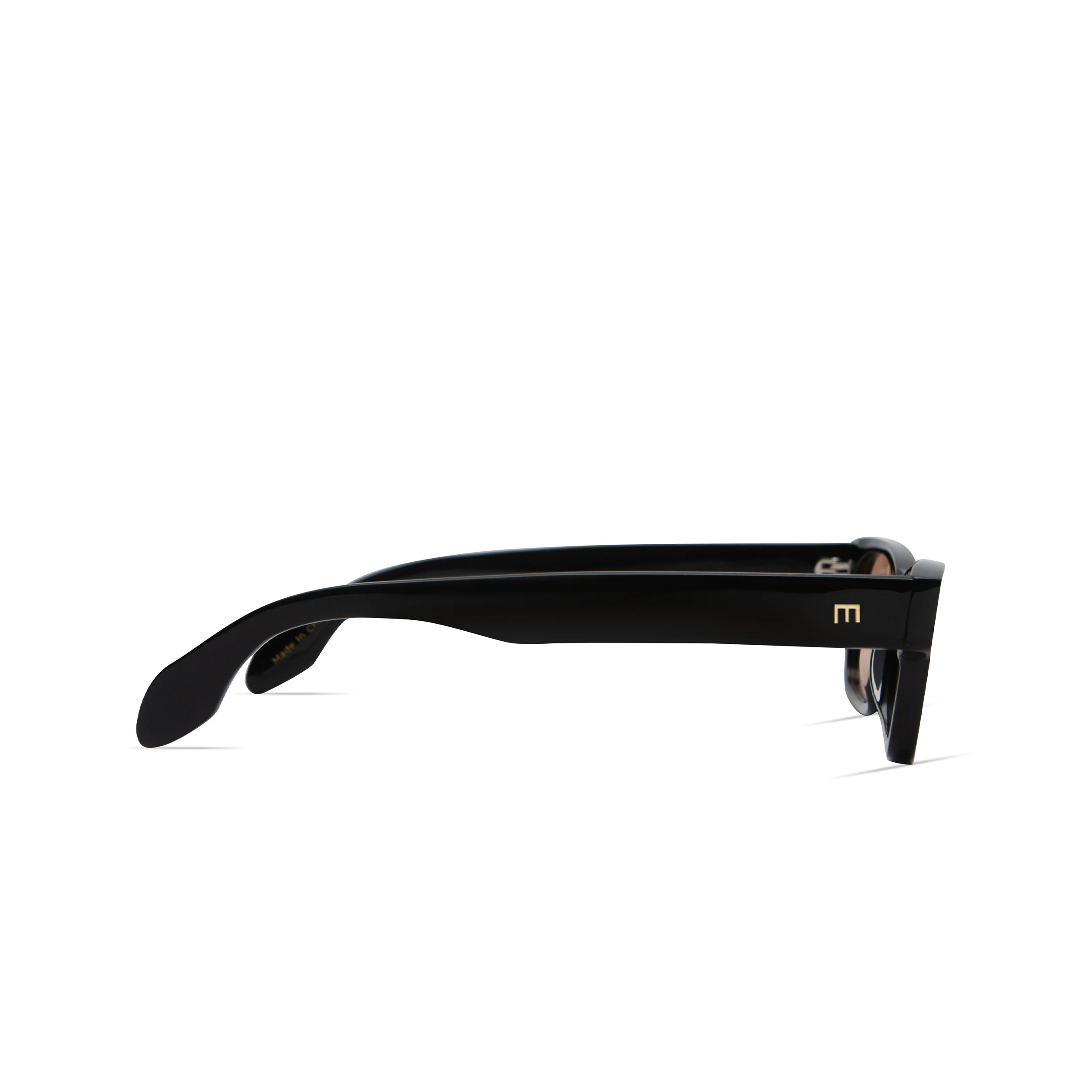 Alix in Gloss Black Amber Lens - Image 2