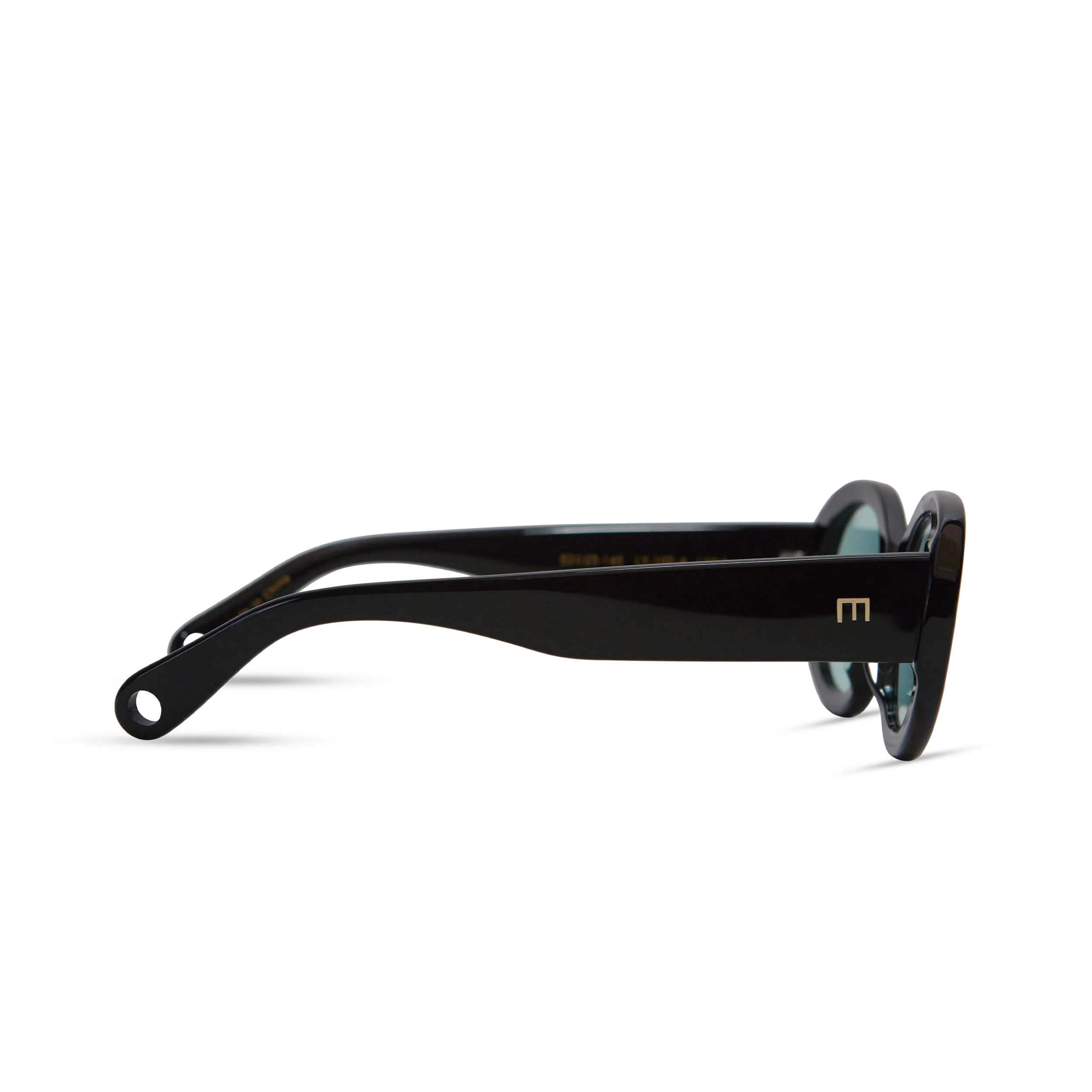 Lyna in Gloss Black Teal Lens - Image 2