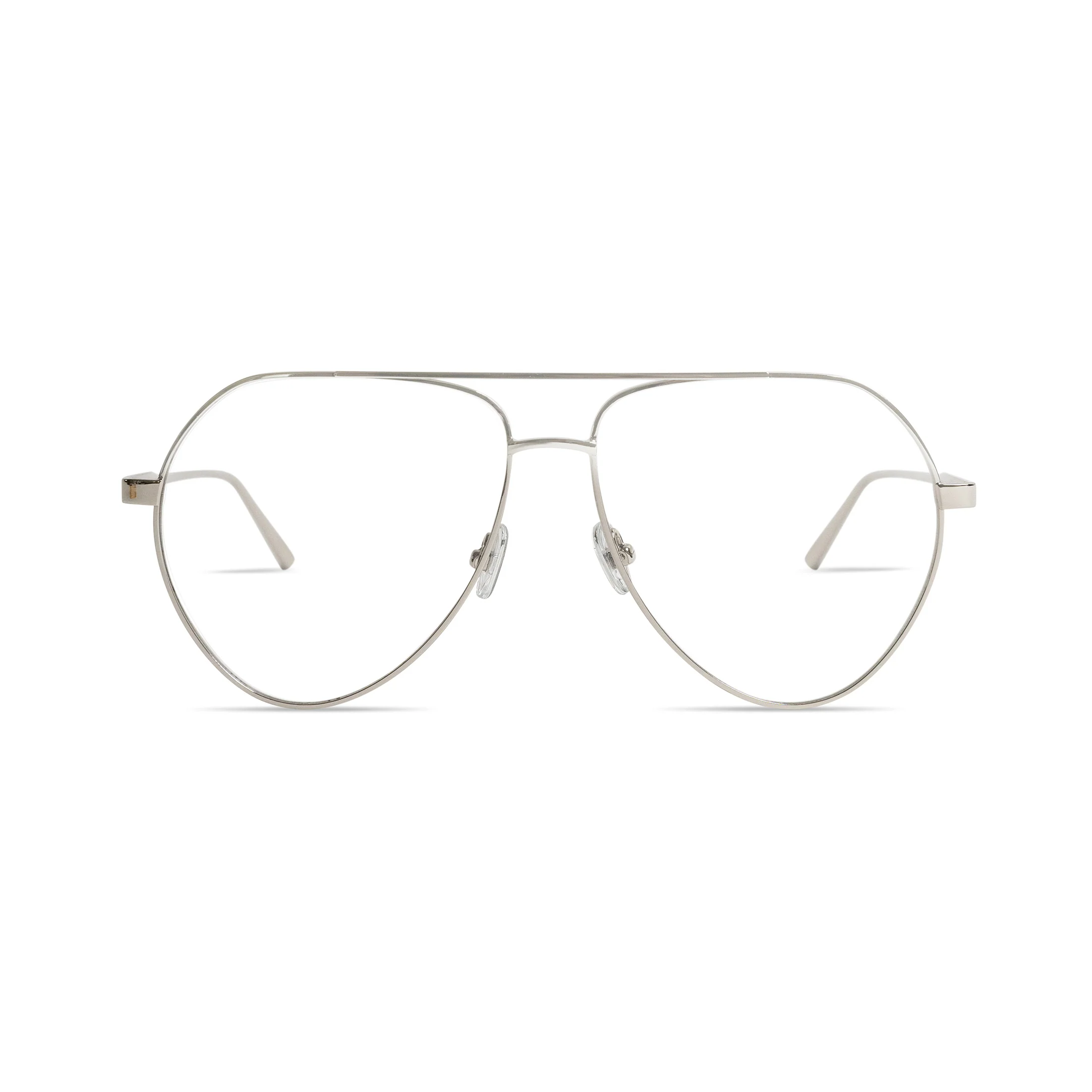 Sam in Silver Metal Optical